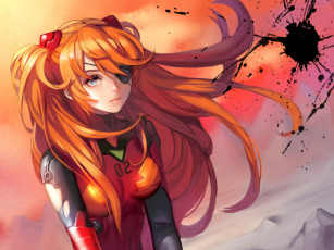 Картинка аниме evangelion souryuu asuka langley