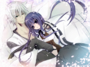 Картинка аниме inu+x+boku+ss романтика