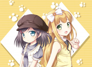 Картинка аниме henneko фон взгляд девушки