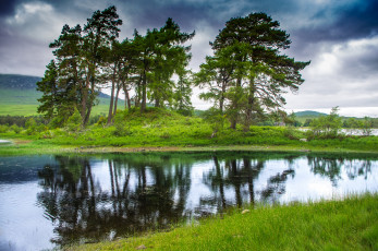 Картинка природа реки озера река лес