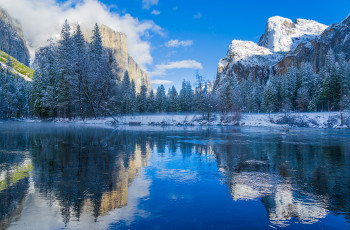 Картинка природа реки озера река лес горы