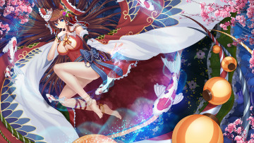 Картинка аниме touhou hakurei reimu