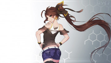 Картинка аниме unknown +другое фон девушка взгляд