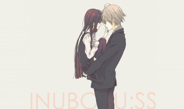 Картинка аниме inu+x+boku+ss романтика