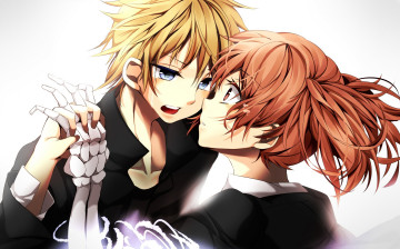 Картинка аниме inu+x+boku+ss пара