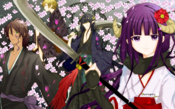 Картинка аниме inu+x+boku+ss персонажи