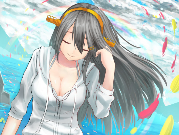 Обои картинки фото аниме, kantai collection, девушка
