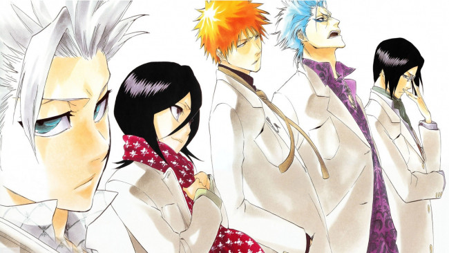 Обои картинки фото аниме, bleach