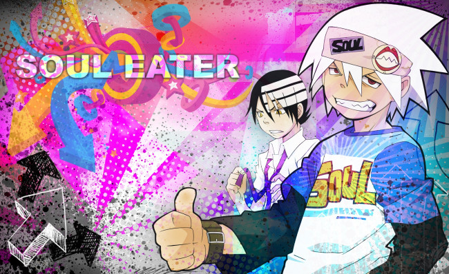 Обои картинки фото soul eater, аниме, персонаж