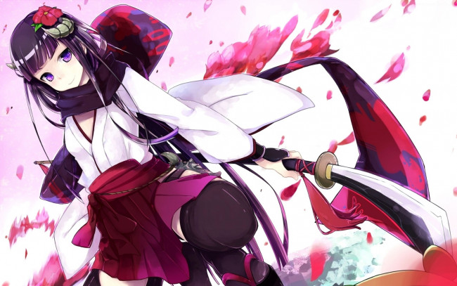 Обои картинки фото аниме, inu x boku ss, девушка