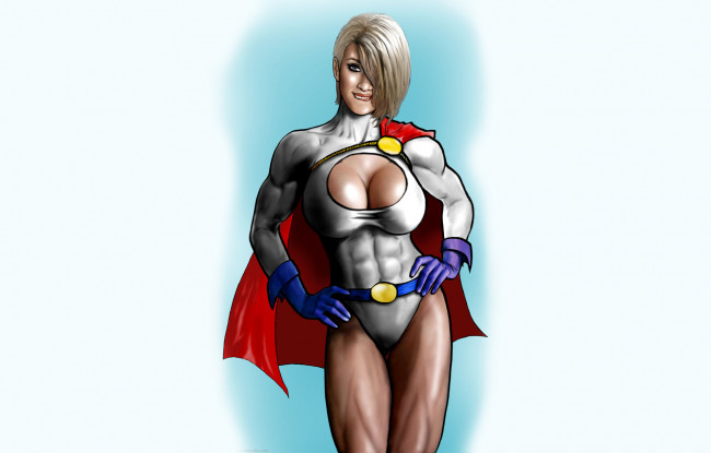 Обои картинки фото рисованное, комиксы, плащ, униформа, взгляд, улыбка, фон, девушка