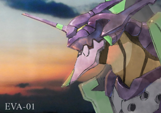 Обои картинки фото аниме, evangelion, ева1