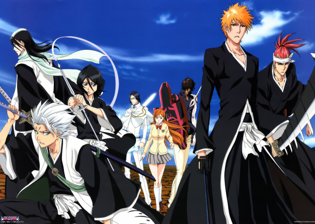 Обои картинки фото аниме, bleach