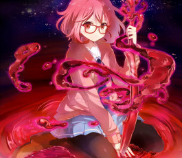 Картинка аниме kyoukai+no+kanata мирай