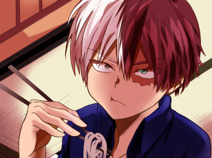 Картинка аниме boku+no+hero+academia todoroki shouto