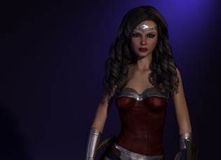 Картинка 3д+графика люди+ people девушка фон взгляд