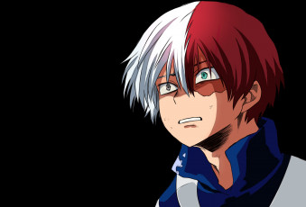 Картинка аниме boku+no+hero+academia todoroki shouto