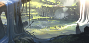 Картинка аниме pixiv+fantasia природа