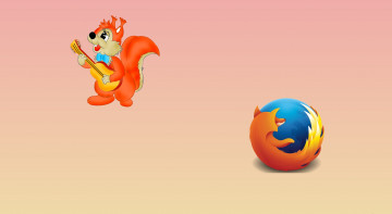 обоя компьютеры, mozilla firefox, фон, логотип