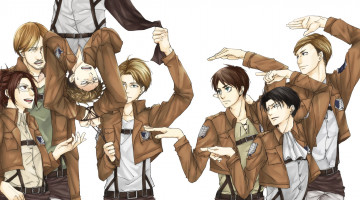 Картинка аниме shingeki+no+kyojin атака титанов