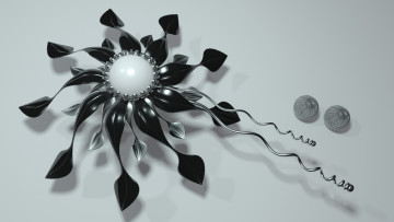 Картинка 3д+графика цветы+ flowers фон лепестки