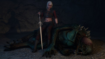 Картинка 3д+графика фантазия+ fantasy взгляд девушка фон