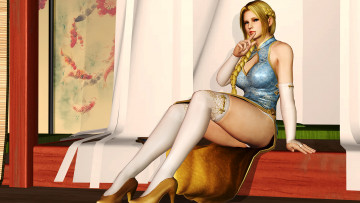 Картинка 3д+графика люди+ people фон взгляд девушка