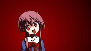 Картинка аниме mirai+nikki фон взгляд девушка