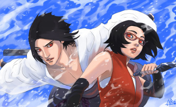 Картинка аниме naruto sarada