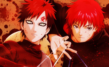 Картинка аниме naruto гаара сасори