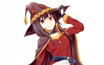 Картинка аниме kono+subarashii+sekai+ni+shukufuku+wo фон взгляд девушка