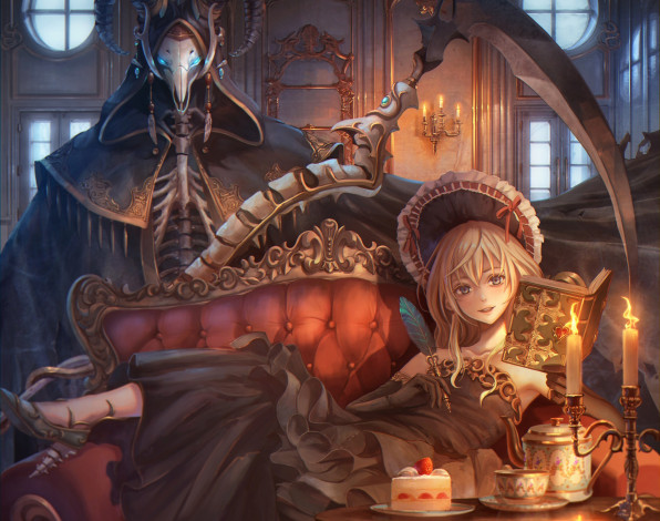 Обои картинки фото аниме, pixiv fantasia, девушка