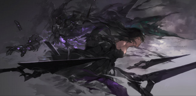 Обои картинки фото аниме, pixiv fantasia, девушка