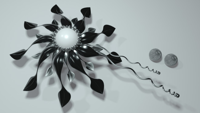 Обои картинки фото 3д графика, цветы , flowers, фон, лепестки