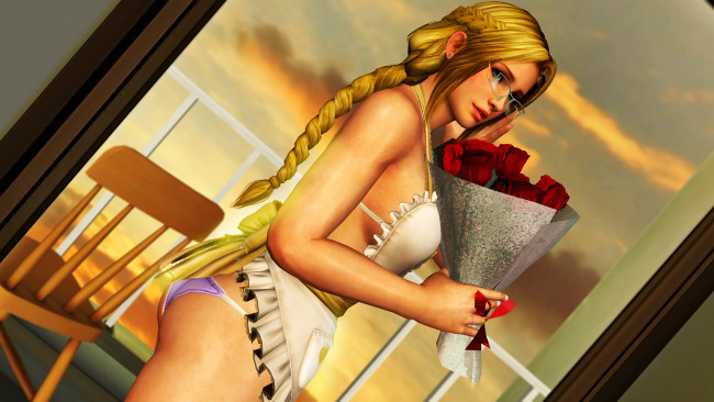 Обои картинки фото 3д графика, люди , people, фон, взгляд, девушка