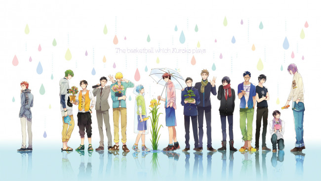 Обои картинки фото аниме, kuroko no baske, баскетбол