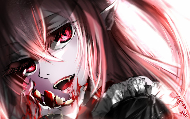 Обои картинки фото аниме, owari no seraph, крул