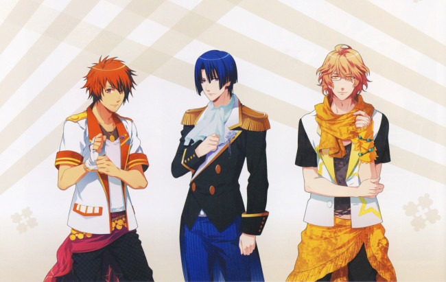 Обои картинки фото аниме, uta no prince-sama, парни
