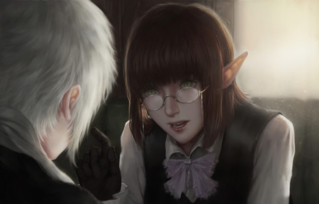 Обои картинки фото аниме, danmachi, эльф