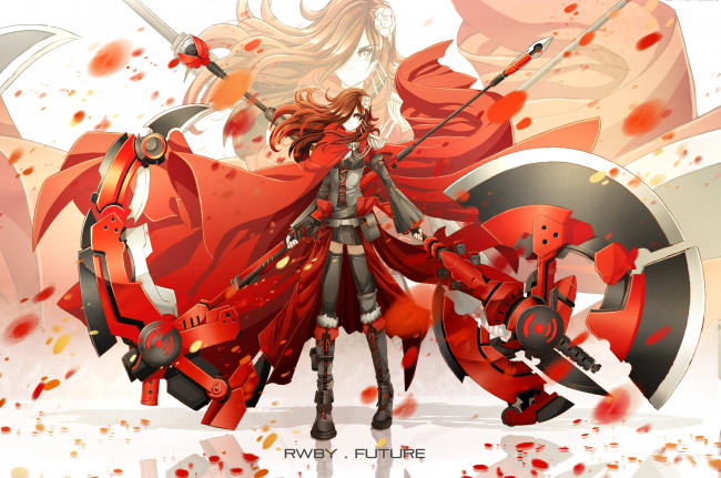Обои картинки фото аниме, rwby, девушка