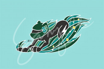 Картинка рисованное минимализм пантера шлем