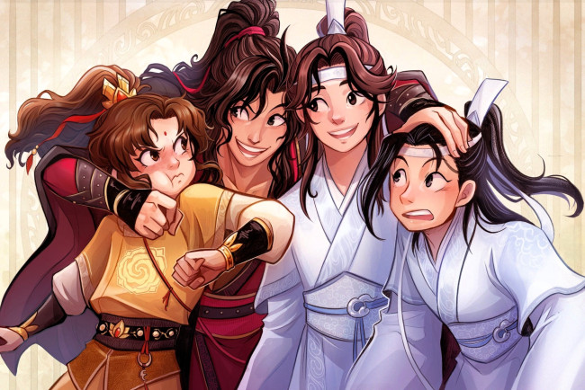 Обои картинки фото аниме, mo dao zu shi, вэй, усянь, цзинь, лин, лань, сычжуй, цзынъи