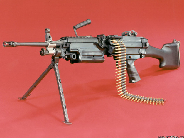 Обои картинки фото fn, m249, saw, оружие, пулемёты