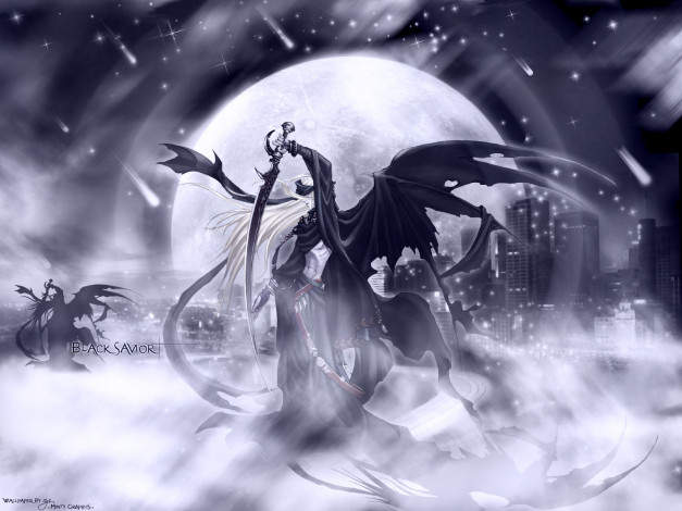 Обои картинки фото аниме, angels, demons