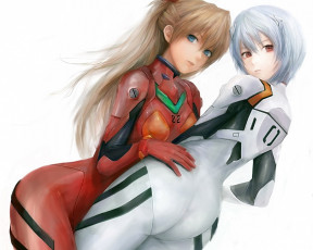 Картинка аниме evangelion
