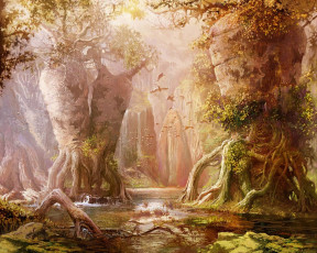 Картинка фэнтези пейзажи