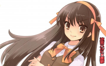 Картинка аниме the melancholy of haruhi suzumiya