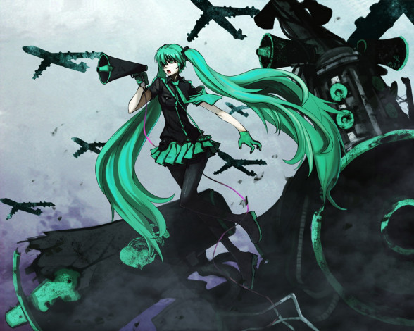 Обои картинки фото аниме, vocaloid