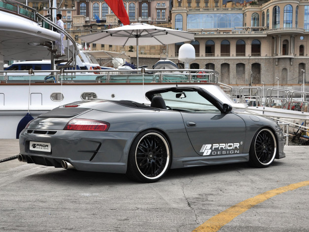 Обои картинки фото porsche, 996, prior, design, автомобили