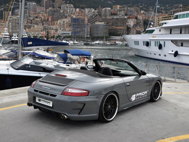 Обои картинки фото porsche, 996, prior, design, автомобили